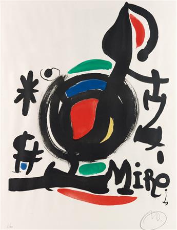 JOAN MIRÓ Affiche pour lExposition Les essencies de la terra.